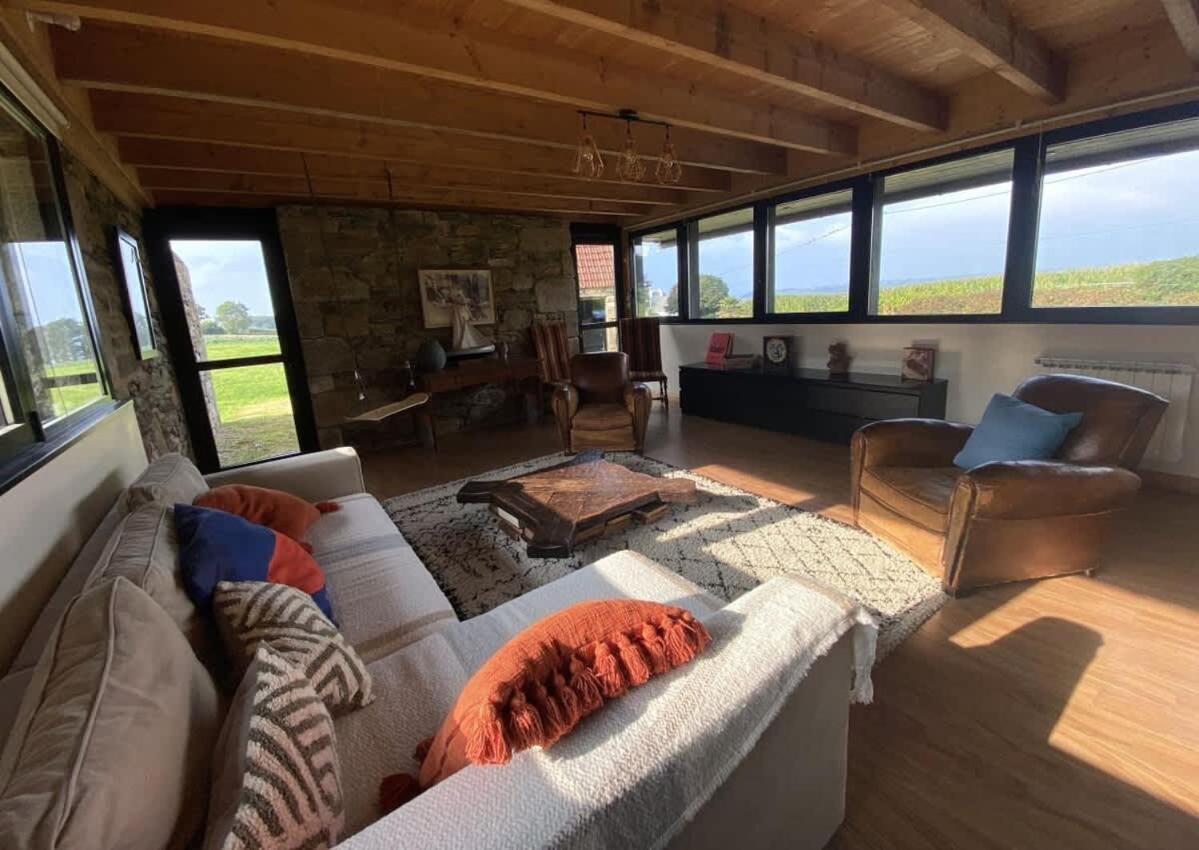 Large Farmhouse With Garden And Sea View For 8 People Locquenole Dış mekan fotoğraf