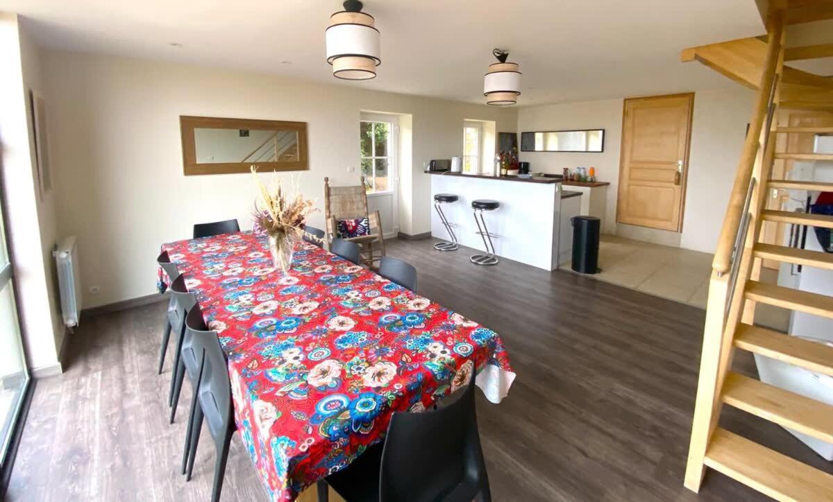 Large Farmhouse With Garden And Sea View For 8 People Locquenole Dış mekan fotoğraf